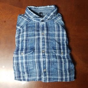 Faded wash flannel